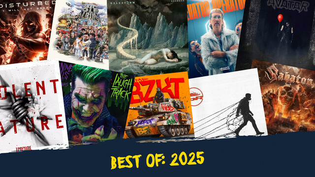 Sammlung von Albencover, die 2025 erschienen sind