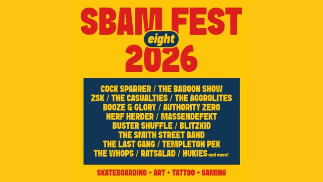 Lineup Plakat vom SBÄM Fest 2026