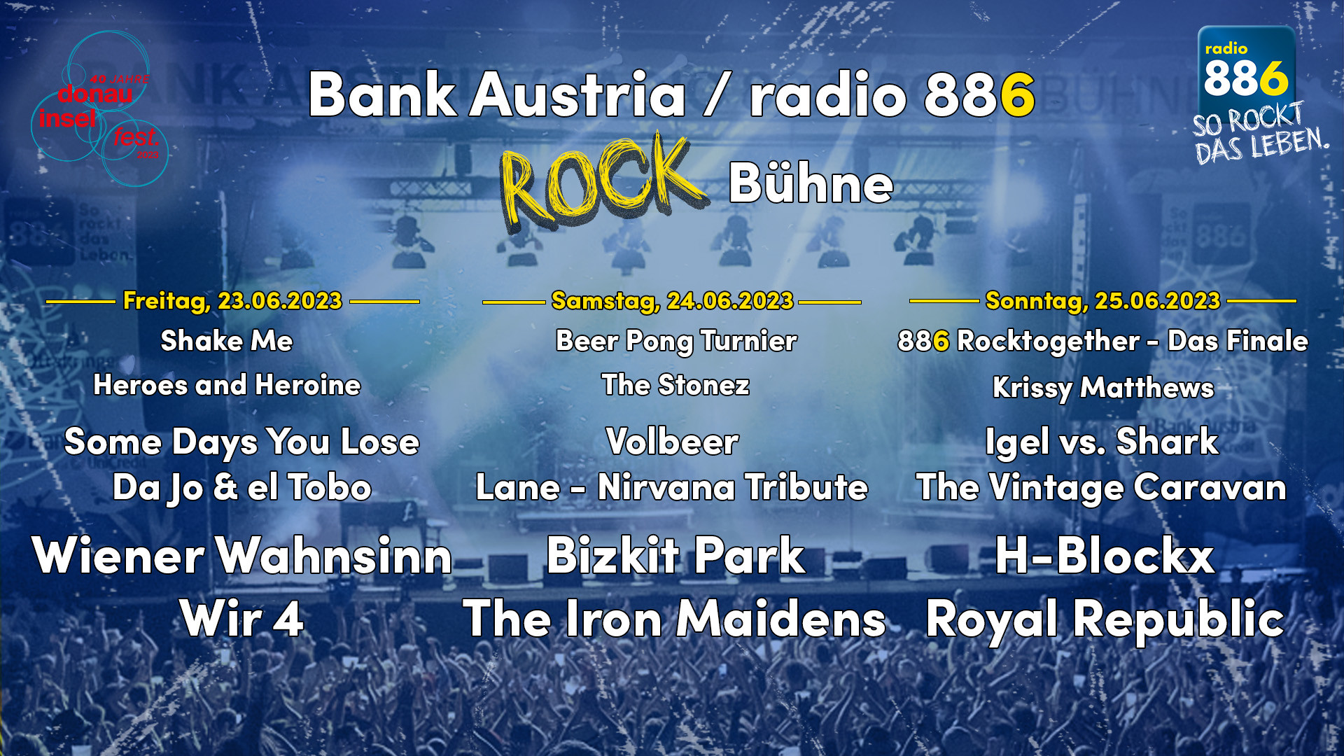 Bank Austria / radio 88.6 Rock Bühne 2022