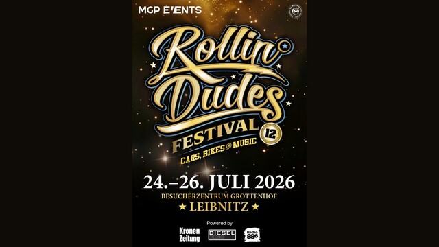 Plakat vom Rollin Dudes Festival