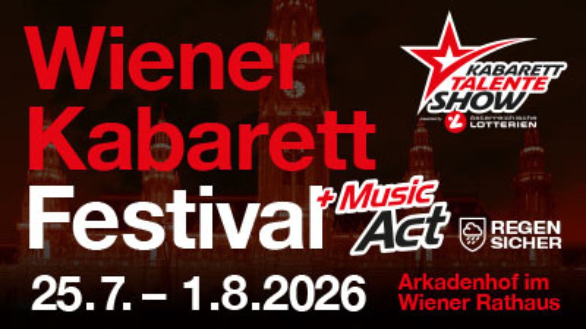 Plakat Wiener Kabarett Festival 2026