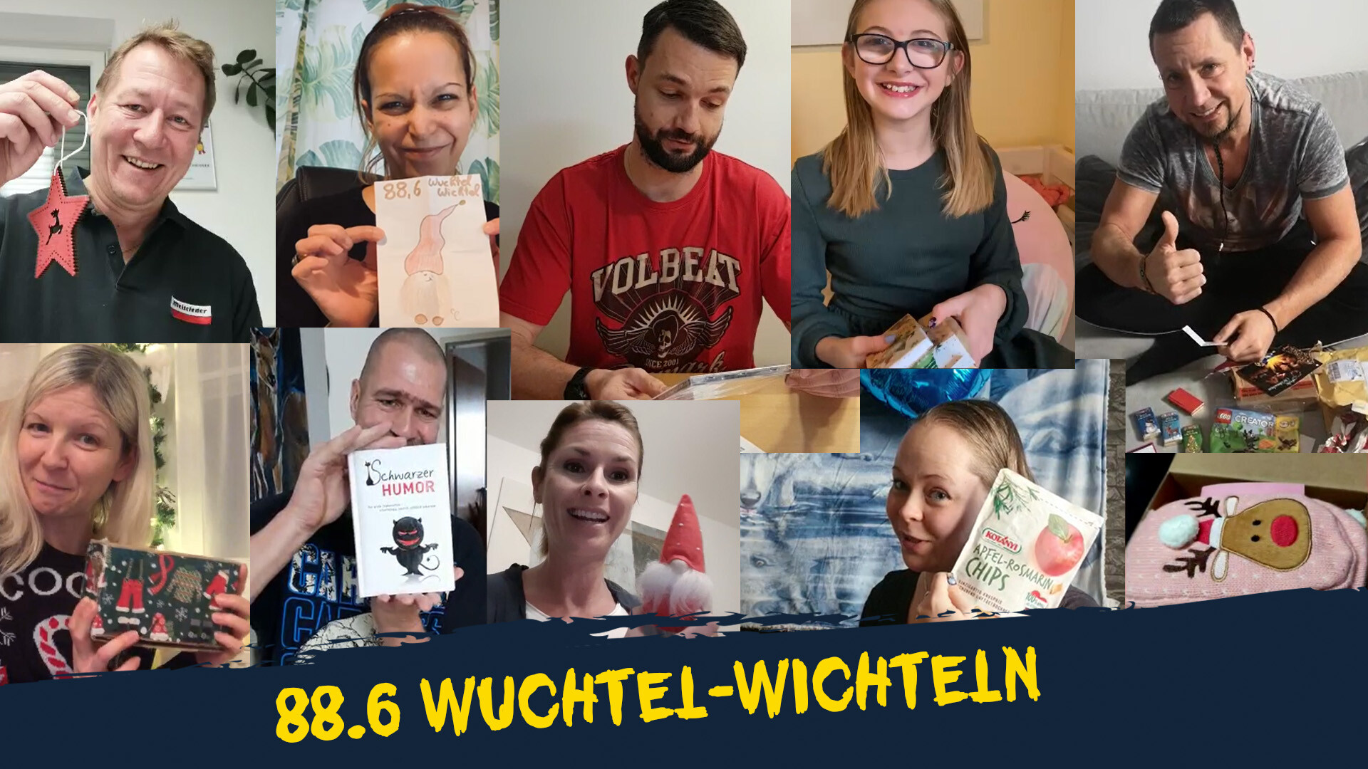 88.6 Hörer mit ausgepackten Geschenken