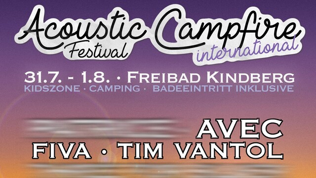 Acoustic Campfire Festival Plakat