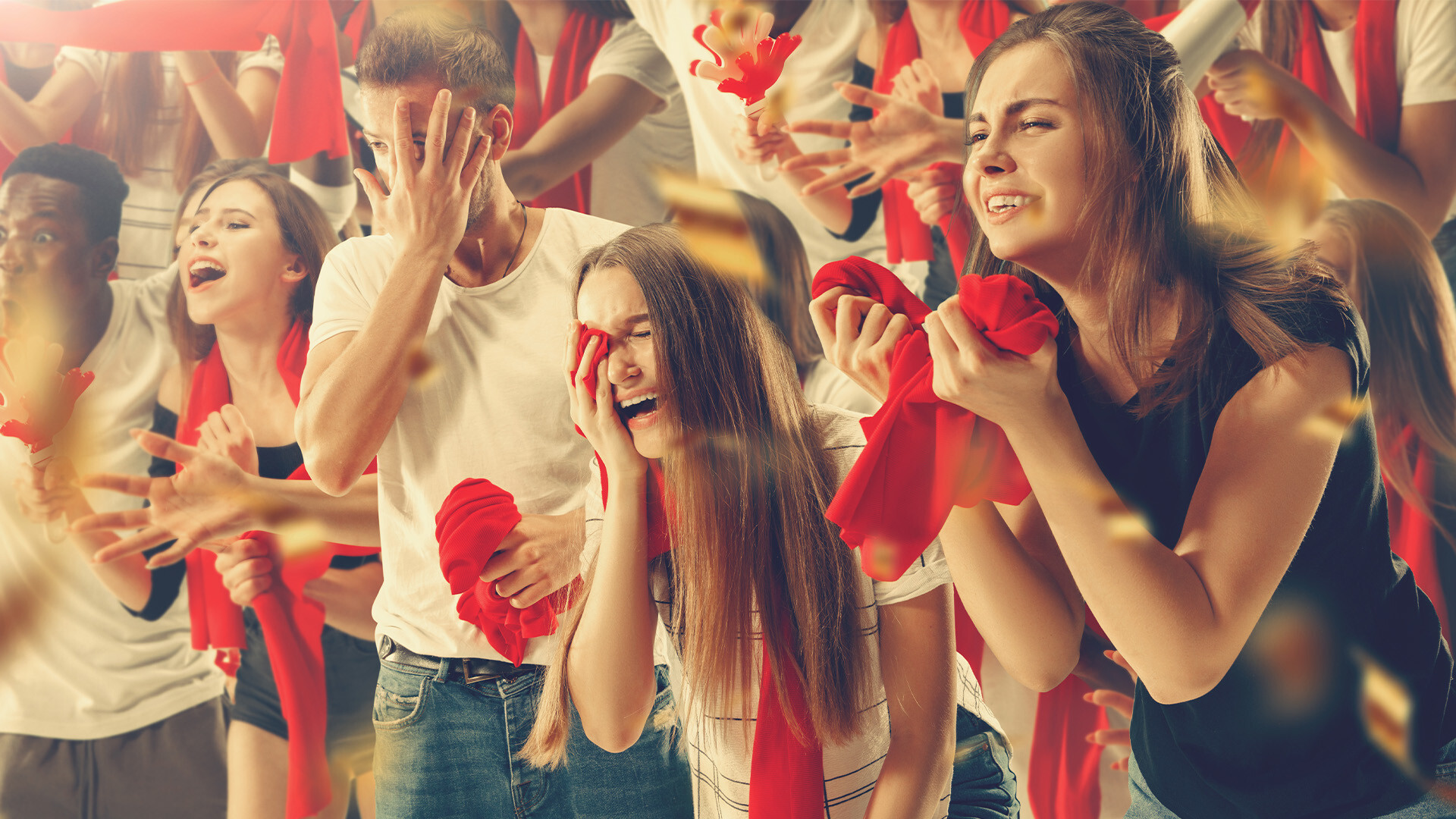 Fans bei der Fußballweltmeisterschaft