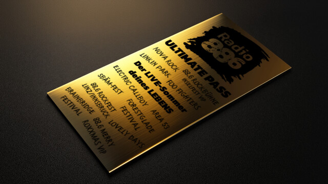 goldenes Ticket, mit vielen Festivals